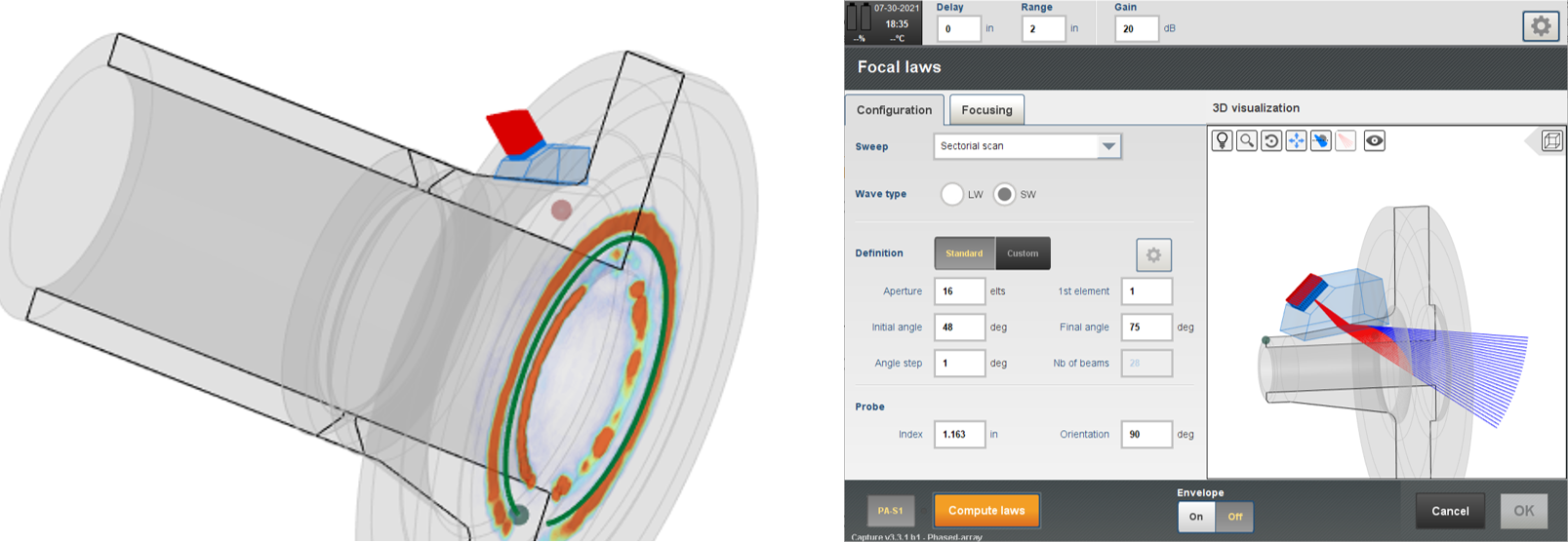 3D CAD overlay used to improve technique design and interpretation of results