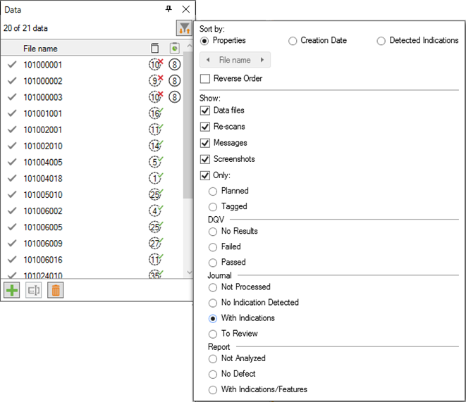 Data sorting