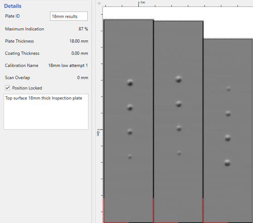 Figure 2 18mm top surface response – STARS