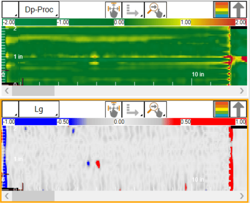 Heat Affected Zone Cracking using the Sharck Eddy Current Array probe