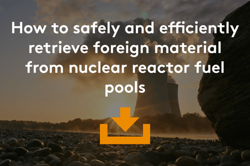 How to safely and efficiently retrieve foreign material from nuclear reactor fuel pools