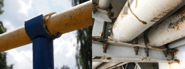 Figure 1: Simple Supports - Resting and Mechanically Fastened