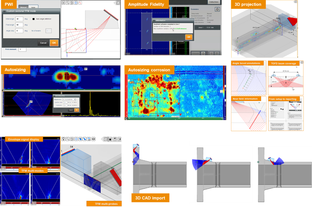 Capture software features/functions/options