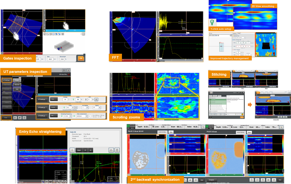 Capture software features/functions/options