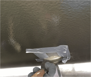 No longer possible for manned entry to epoxy coat areas with internal wall loss