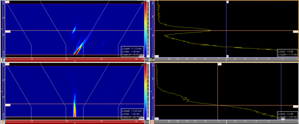 TFM for the same position, TT mode up and TTT mode down