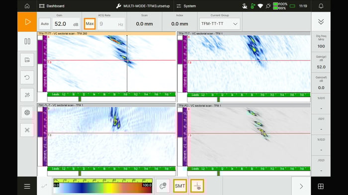 TFM-Multi-Mode-Crack