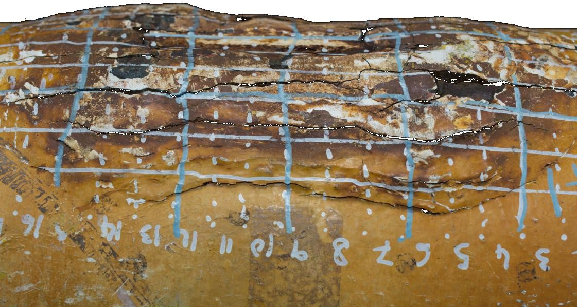 Scab Corrosion Example See Beyond the Corrosion Scab