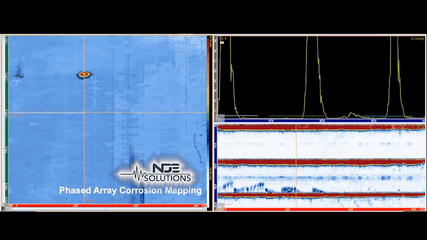 NDT Solutions Phased Array Corrosion Mapping